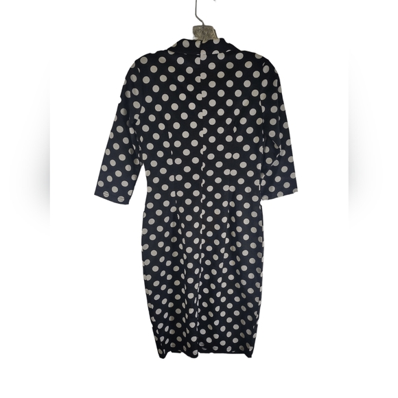 Polkadot Homeyee dress with bow size medium - Picture 2 of 5